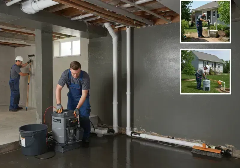 Basement Waterproofing and Flood Prevention process in Frankston, TX